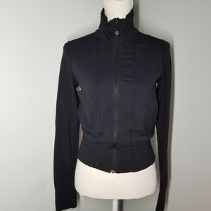 lululemon athletica Black Fitted Zip-Up Jacket